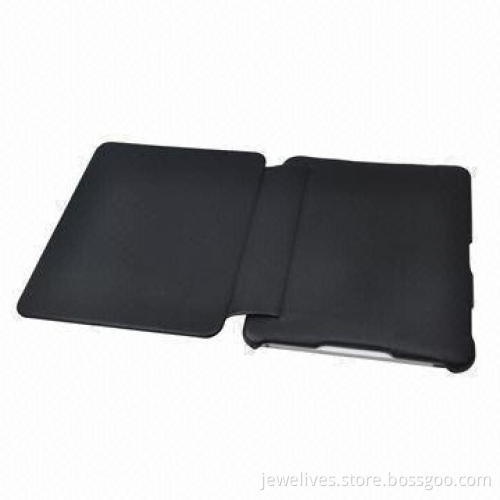 Protective Leather Case for Apple's iPad, Embossed Pattern, with Access to Main Ports and Controls